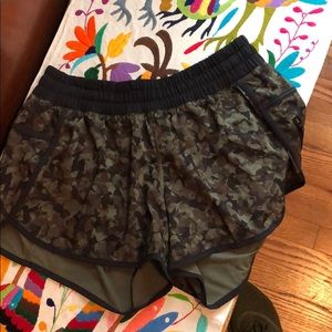 Lululemon shorts size 12. Camo print